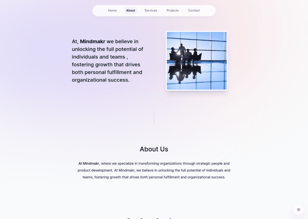 MindMakr custom web application built by Lynkup Digital